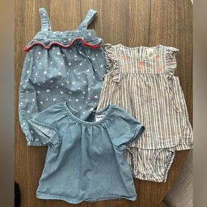Toddler Denim Rompers and More